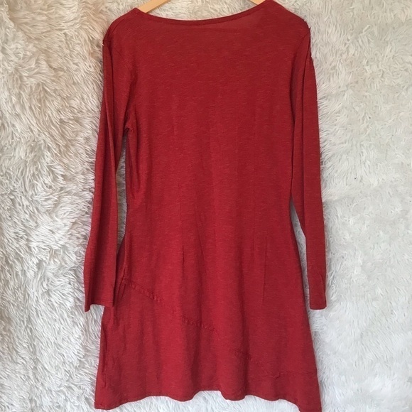 TOAD & Co long sleeve faux wrap dress. Women’s size large. - Picture 3 of 6